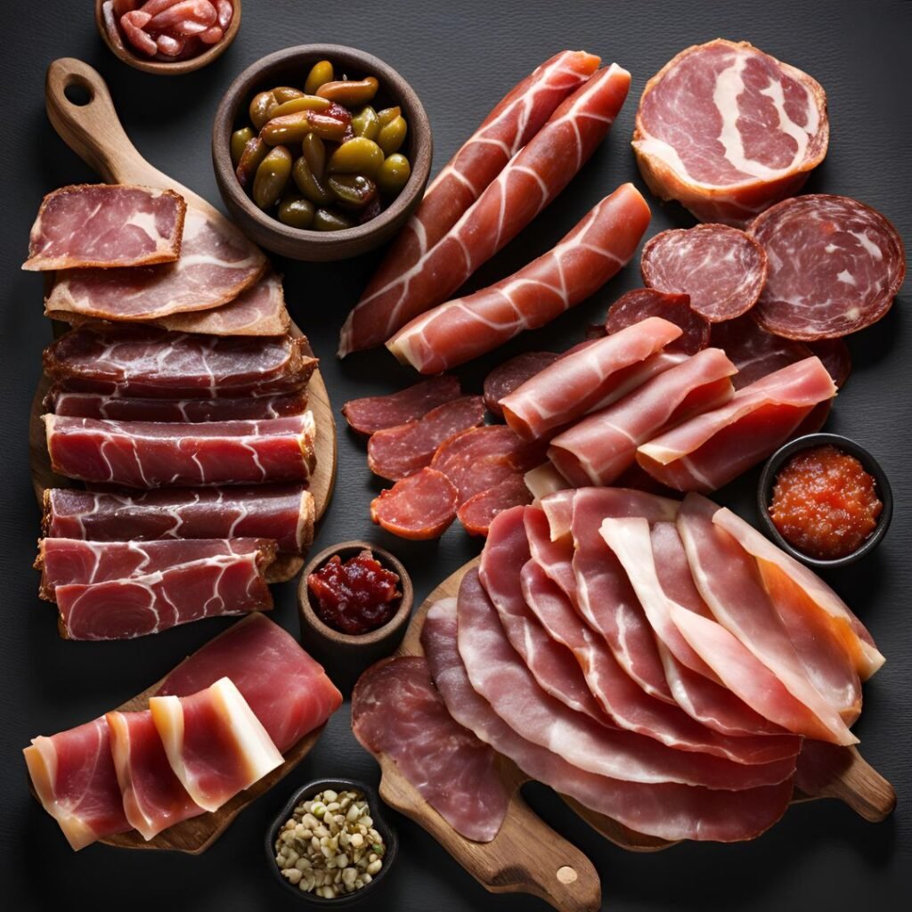 Cured Spanish meat products
